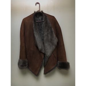 Like New Donna Karan Fur Coat